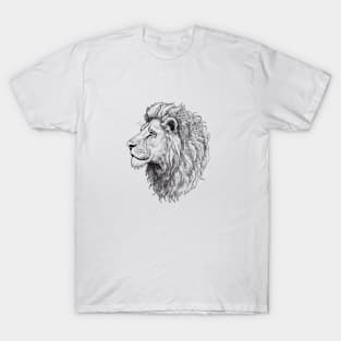 Black-White Lion T-Shirt